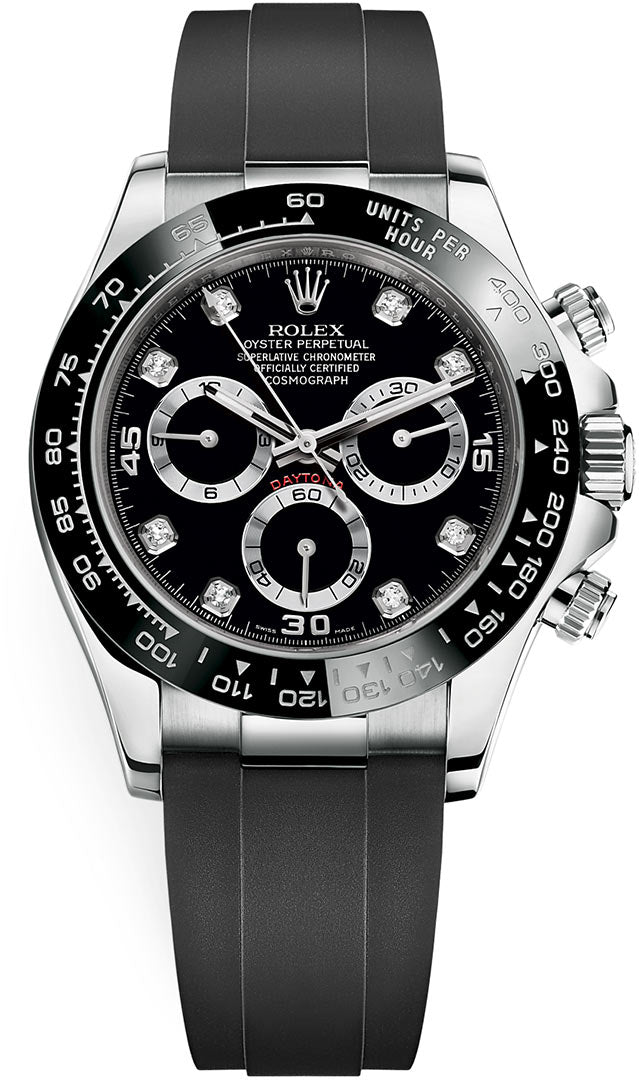 Daytona Black dial diamonds