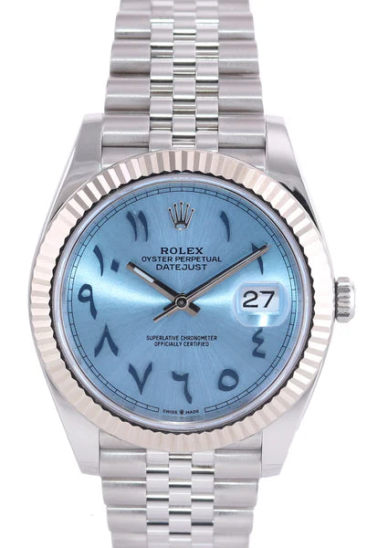 Date-just ice blue num