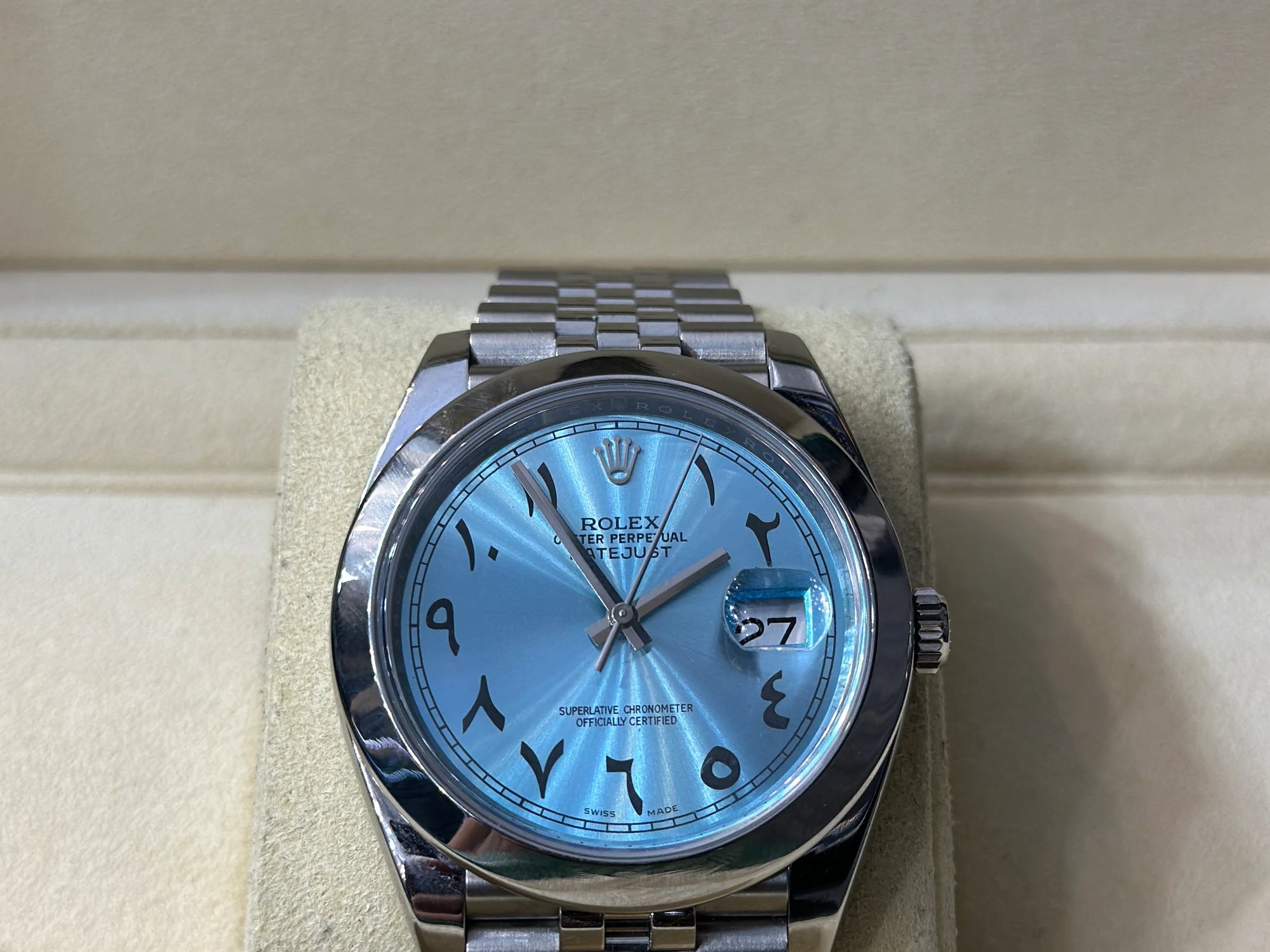 Date-just ice blue num