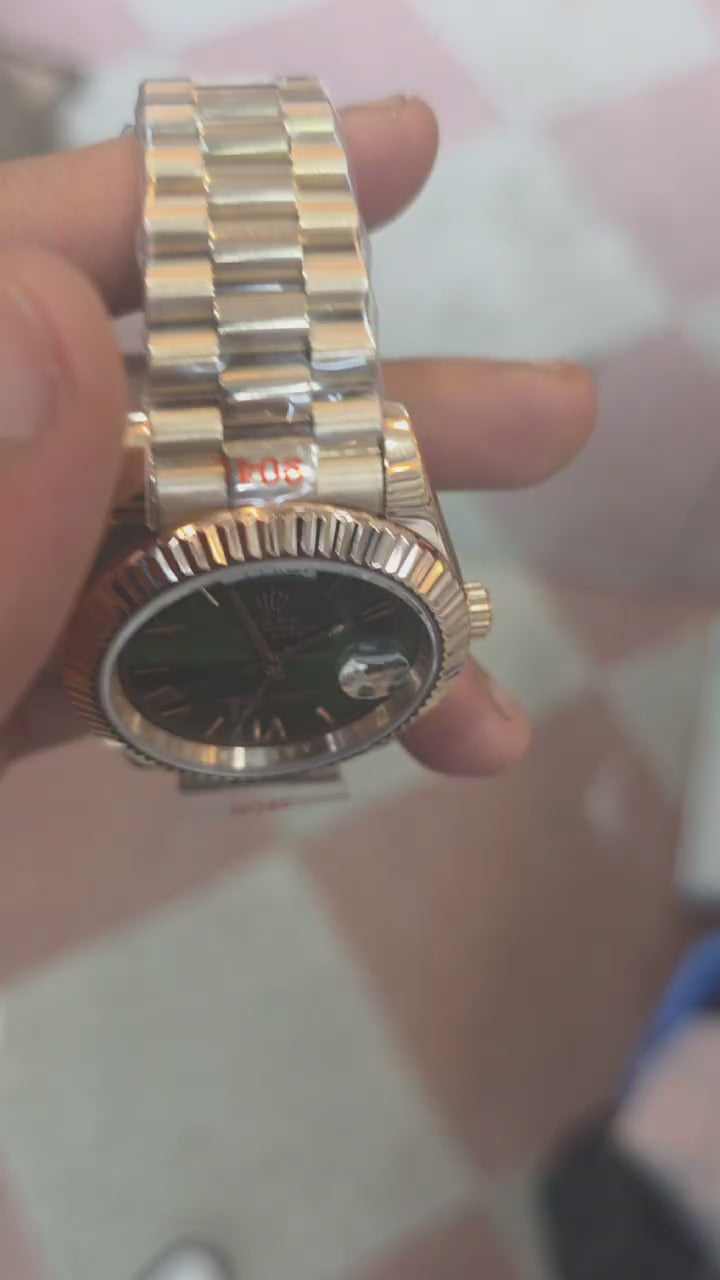 Day-date rosegold olive