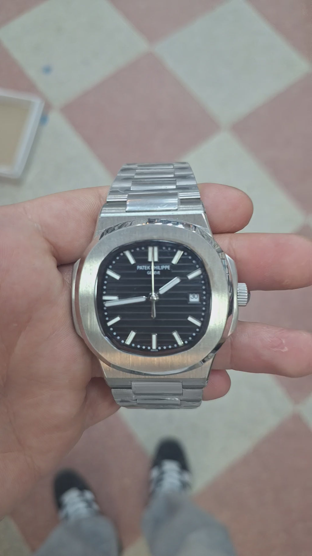 patek philippe nautilus Black