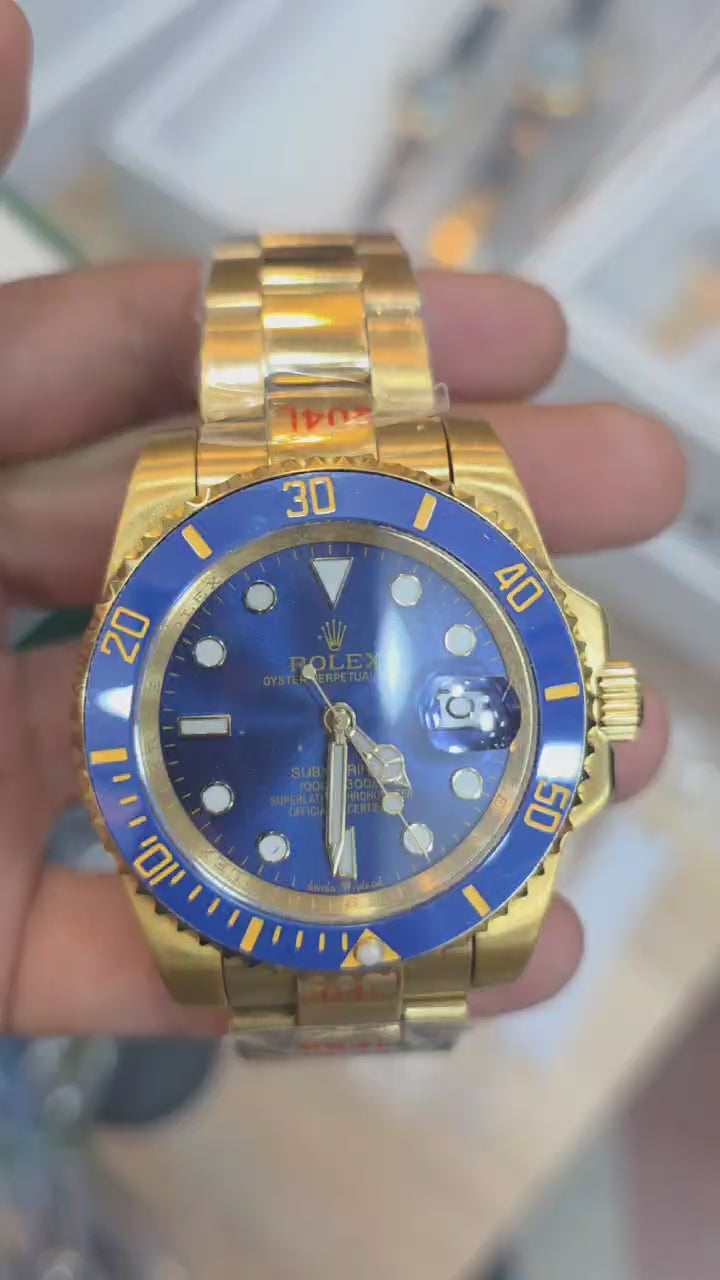 Submariner Gold Blue "kermit"