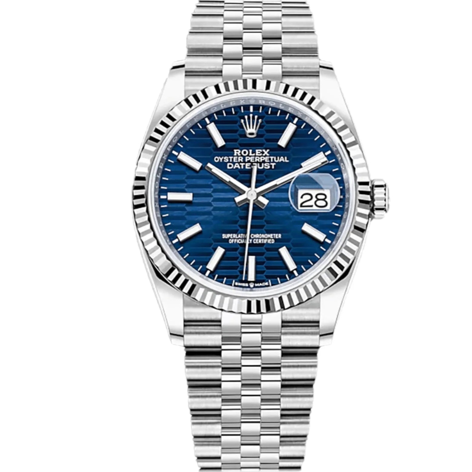 Date-just Blue motif