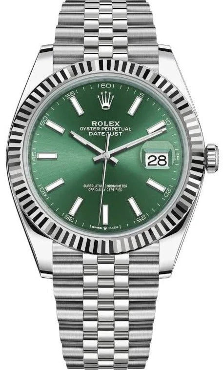 Date-just Green dial