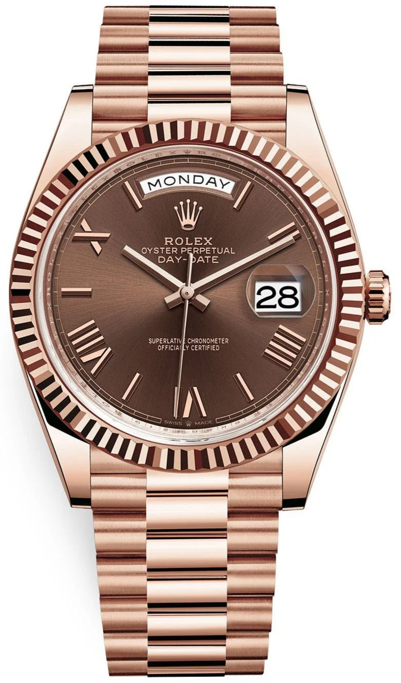 Day-date Rosegold "Chocolate"